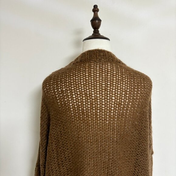 Loewe Anagram Openwork Knit Letter Combination Mohair Blend Sweater - Picture 13 of 15